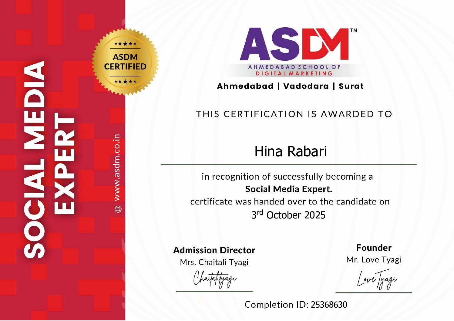 Certificate 1 Pdf